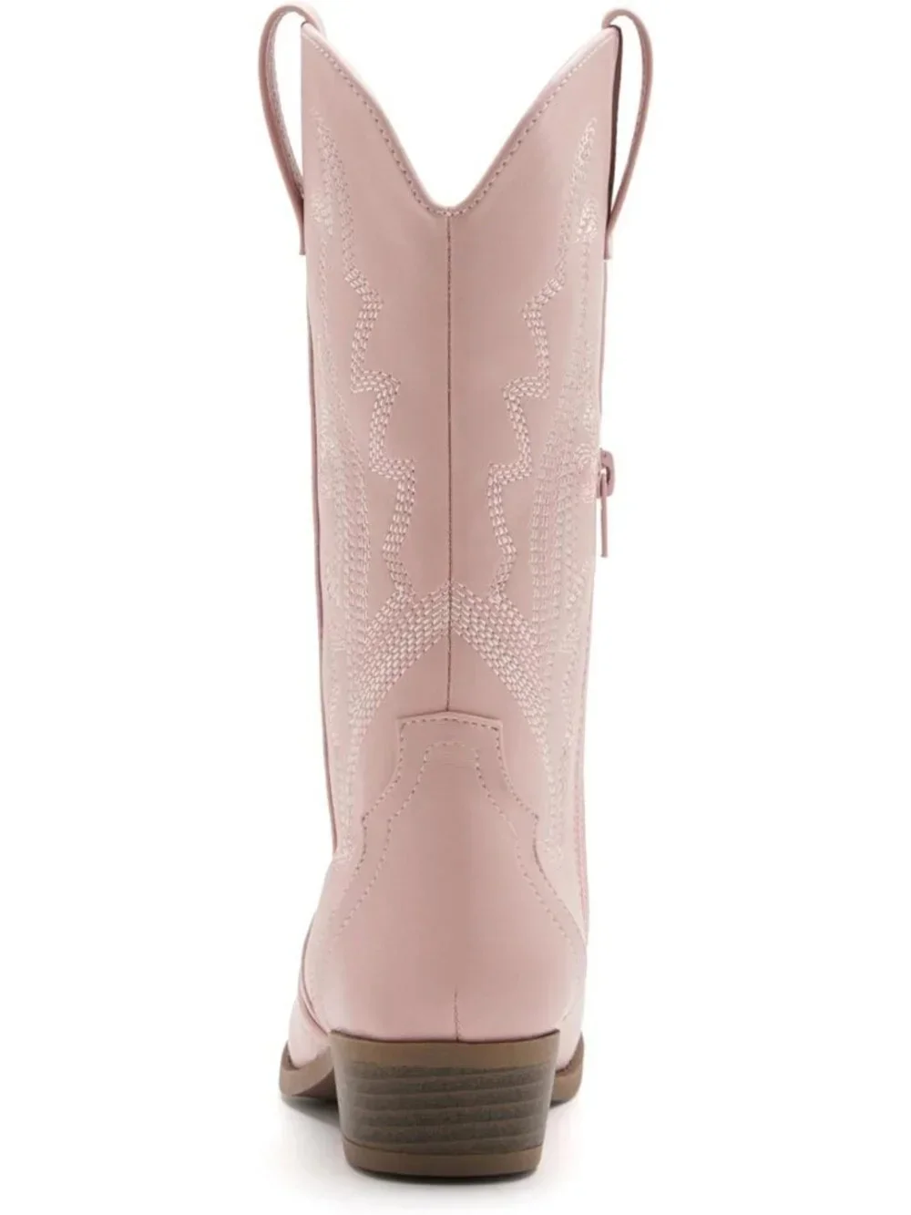 Embroidered Western Cowgirl Boots for Girls - Mid Calf Riding Shoes, Kids'